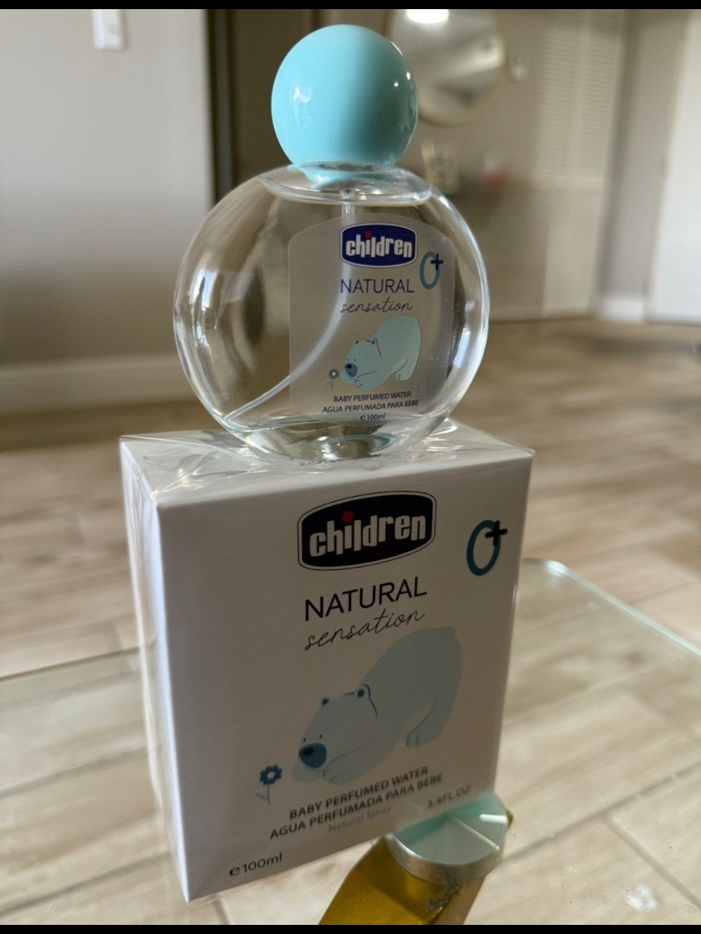 Hannah Children Natural Sensation Baby Perfumed Water – Light Blue & White